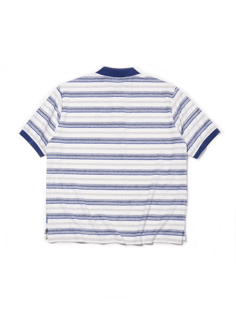 RADIALL 「SQUIRE - POLO SHIRT S/S」 パイルボーダー ポロシャツ