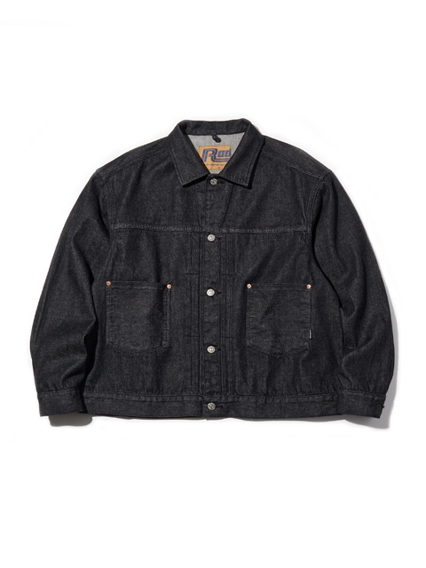 radiallTuff Nuff ダークデニムジャケット RADIALL 「CLASSIC 350 TOP - TRUCKER JACKET〈DEEP BLACK〉」 デニム
