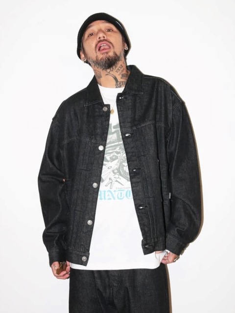 RADIALL 「CLASSIC 350 TOP - TRUCKER JACKET〈DEEP BLACK〉」 デニム