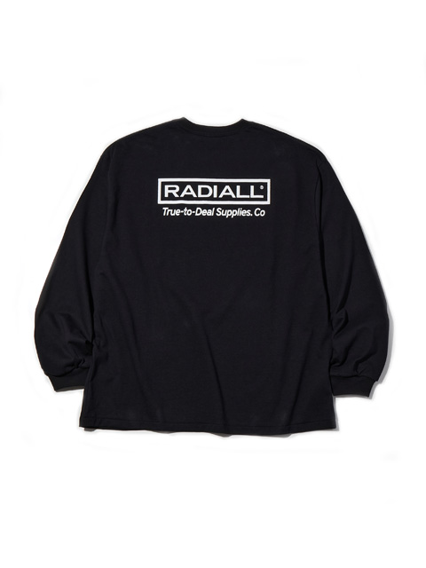 RADIALL 「SUPPLY - CREW NECK T-SHIRT L/S」 プリントロングスリーブ