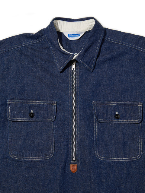 RADIALL 「SAGINAW - HALF ZIP SHIRT L/S」 ハーフジップシャツ