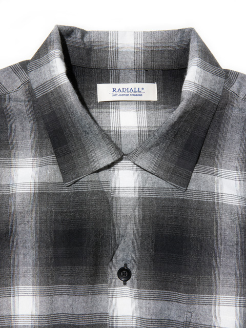 RADIALL 「BELAIR - OPEN COLLARED SHIRT S/S 」 レーヨンオープン  