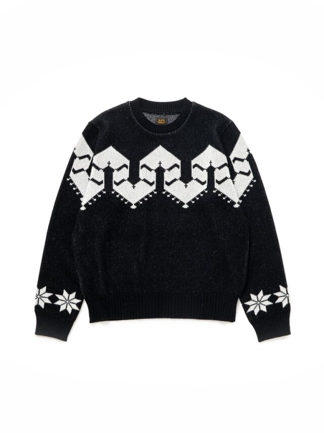 RATS 「NORDIC KNIT」 クルーネックニットセーター