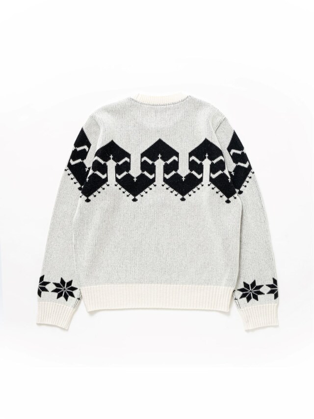 RATS NORDIC KNIT クルーネックニットセーター　L RATS 「NORDIC KNIT」 クルーネックニットセーター