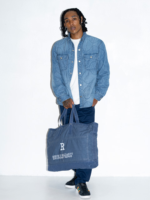 トップス rats DENIM QUILTING SHIRT JKT RATS 「DENIM QUILTING SHIRT JKT」 デニム キルティングシャツジャケット