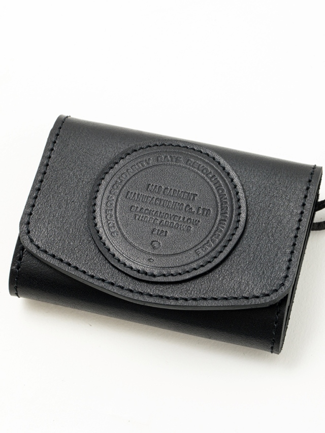rats ラッツ　コンパクトウォレット　レザー　ブラック RATS 「LEATHER MINI WALLET」 レザーミニウォレット MASH UP
