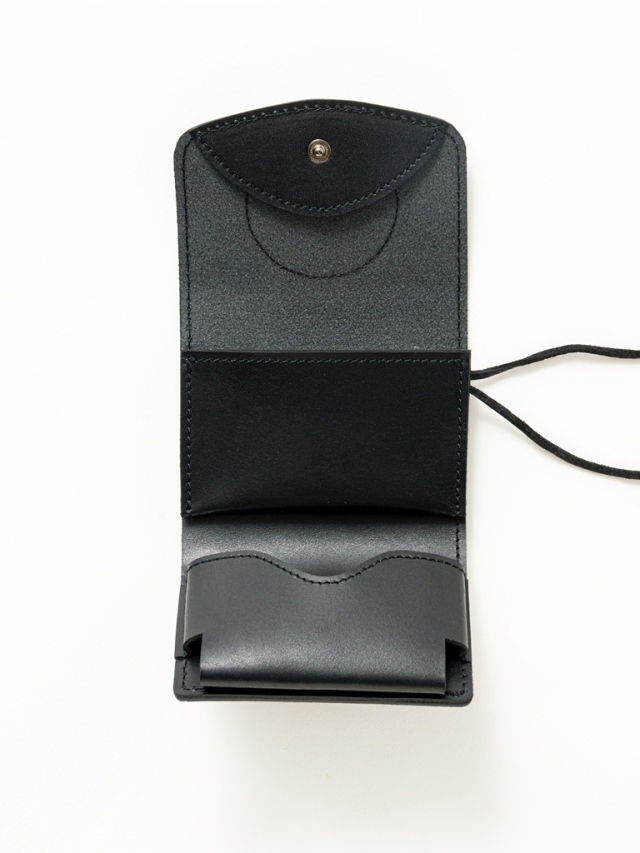 rats ラッツ　コンパクトウォレット　レザー　ブラック RATS 「LEATHER MINI WALLET」 レザーミニウォレット MASH UP