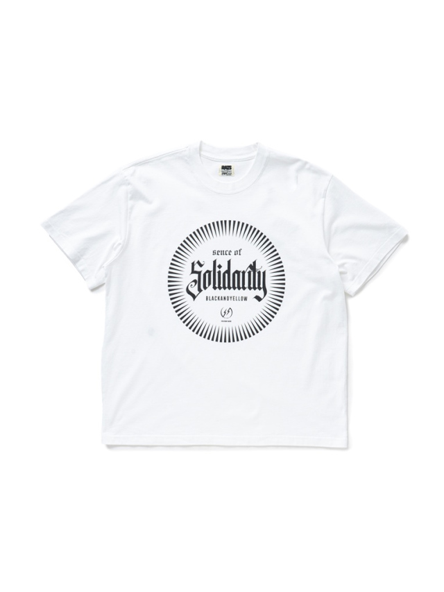 RATS 「SOLIDARITY TEE」 プリントティーシャツ