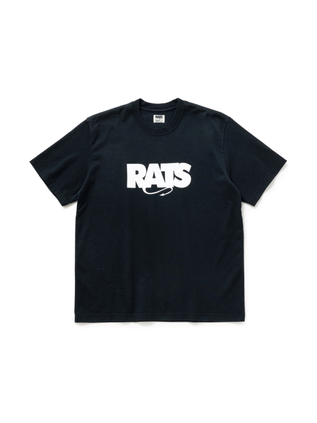 【美品】RATS /半袖Tシャツ/ホワイト×ブラック/メンズXL/レア/ロックT RATT】ロックTシャツ メンズ バンドTシャツ メンズ RATT