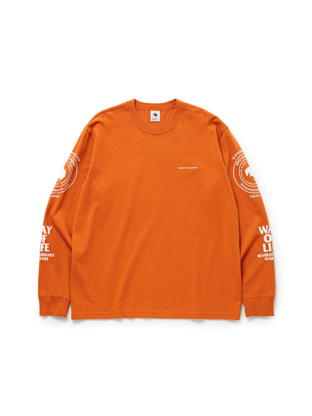 RATS 「TWO WHEEL L/S TEE」 プリント ロングスリーブティーシャツ
