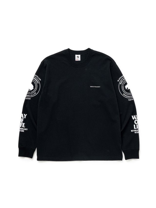RATS ロングスリーブカットソー RATS 「TWO WHEEL L/S TEE」 プリント ロングスリーブティーシャツ
