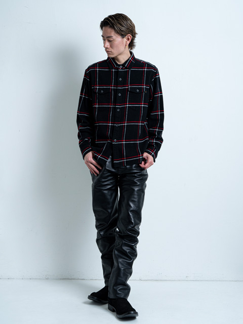 RATS 「COTTON FLANNEL CHECK SHIRT」 レギュラーカラー フランネル