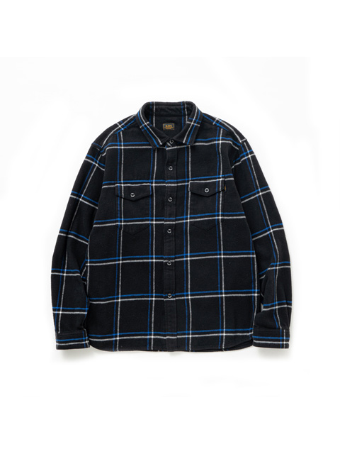 トップス RATS COTTON RAYON CHECK SHIRT M COTTON RAYON CHECK SHIRT – JOLLY ROGER