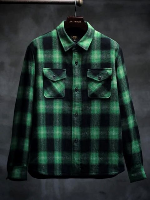 CLASS ROCHE SHIRT JKT クラス ウール シャツ ジャケット RATS 「WOOL CHECK SHIRT JKT」 ウール オンブレーチェックシャツ