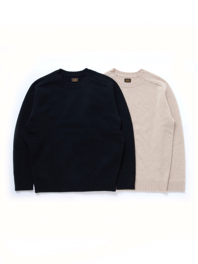 RATS 「CASHMERE CREW NECK KNIT」 カシミアウール クルーネックニット 