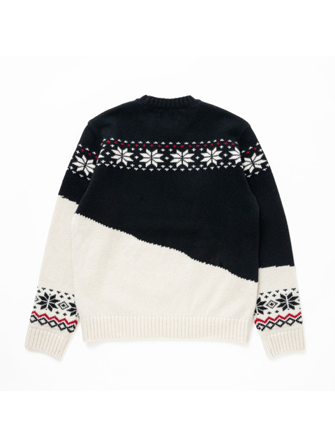 RATS NORDIC KNIT クルーネックニットセーター　L RATS 「NORDIC KNIT」 クルーネックニットセーター