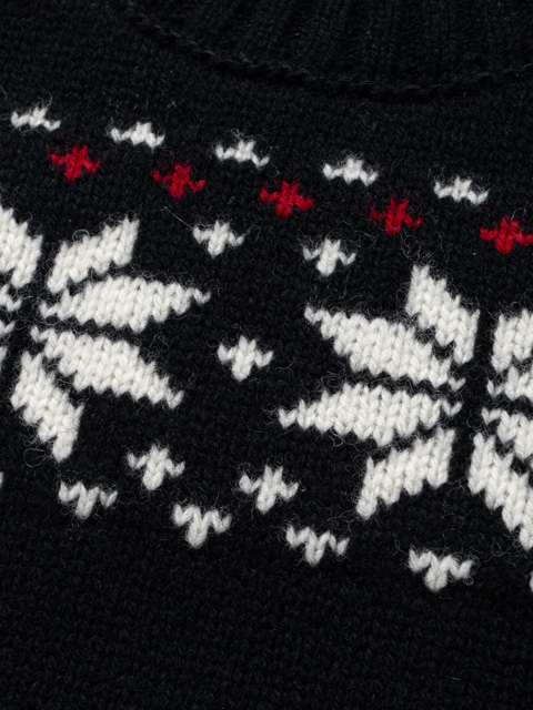 RATS 「NORDIC KNIT」 クルーネックニットセーター