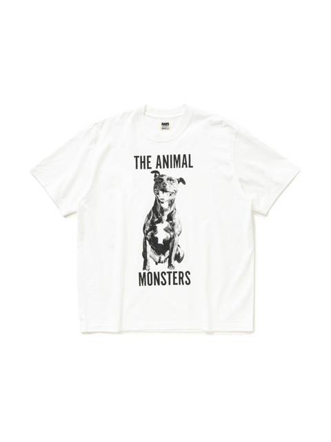 RATS ANIMAL MONSTERS TEE Mサイズ RATS 「ANIMAL MONSTERS TEE」 プリントティーシャツ