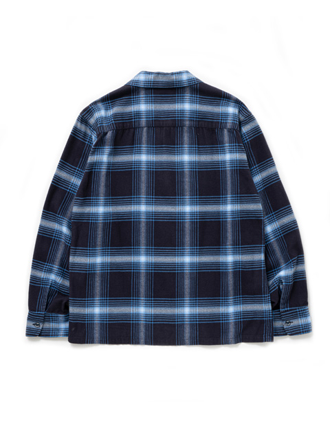 RATS 「COTTON RAYON CHECK SHIRT」 オープンカラー オンブレー