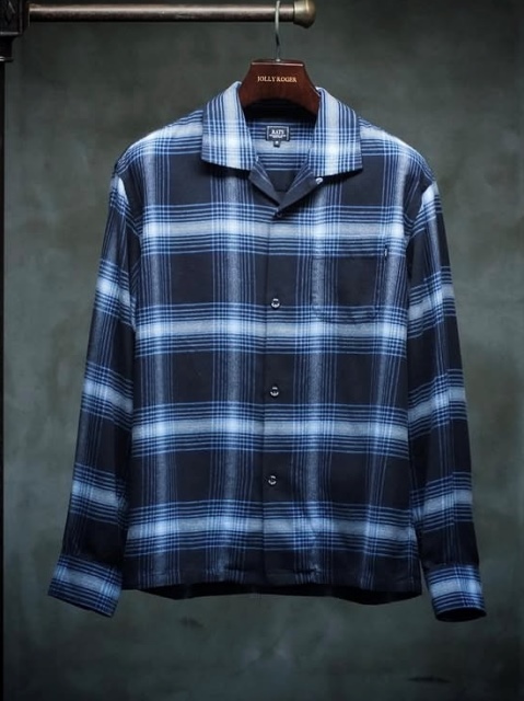 トップス RATS COTTON RAYON CHECK SHIRT M COTTON RAYON CHECK SHIRT – JOLLY ROGER