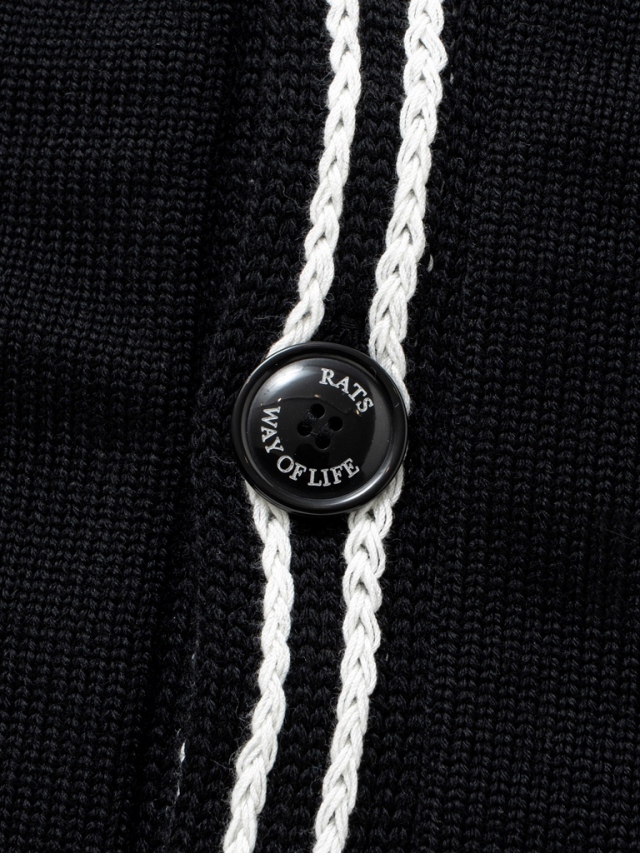 RATS 「BLACK CARDIGAN」 カーディガン