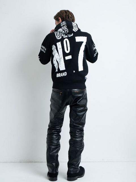 RATS 「CRAZY HOODIE」 クロスネックフーディー