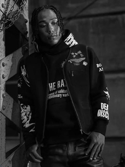 RATS 「CRAZY HOODIE」 クロスネックフーディー