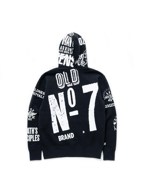 RATS 「CRAZY HOODIE」 クロスネックフーディー