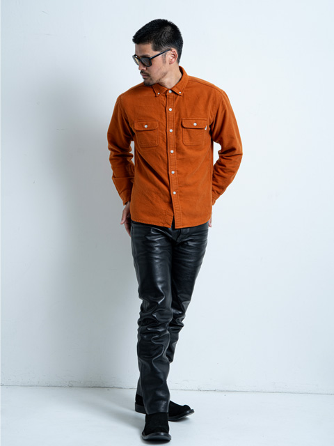 RATS 「MOLESKIN B.D SHIRT」 モールスキン ボタンダウンシャツ