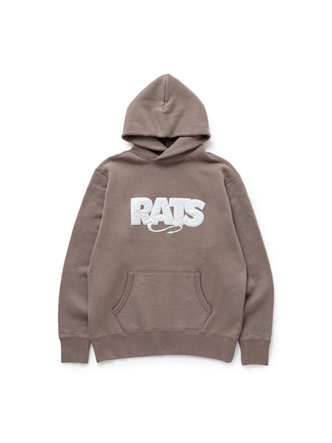 RATS 「BOX LOGO HOODIE」 クロスネックフーディー