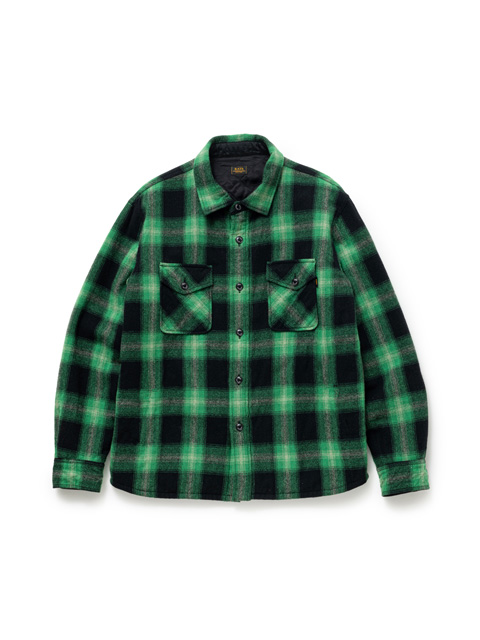 RATS 「WOOL CHECK SHIRT JKT」 ウール オンブレーチェックシャツ