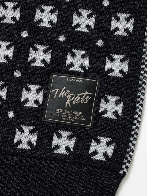 RATS 「GERMAN CROSS MUFFLER」 ウールマフラー