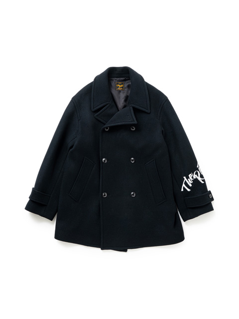 RATS 「P-COAT EMBROIDERY」 ウールメルトン ピーコート