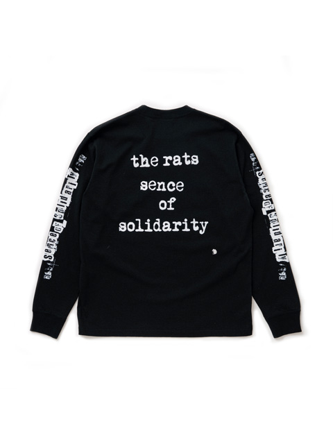 RATS 「HARDCORE L/S TEE」 プリント ロングスリーブティーシャツ
