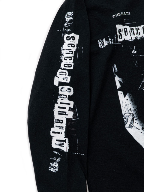 【sdj】RATS ラグランロングスリーブTシャツ RATS 「HARDCORE L/S TEE」 プリント ロングスリーブティーシャツ