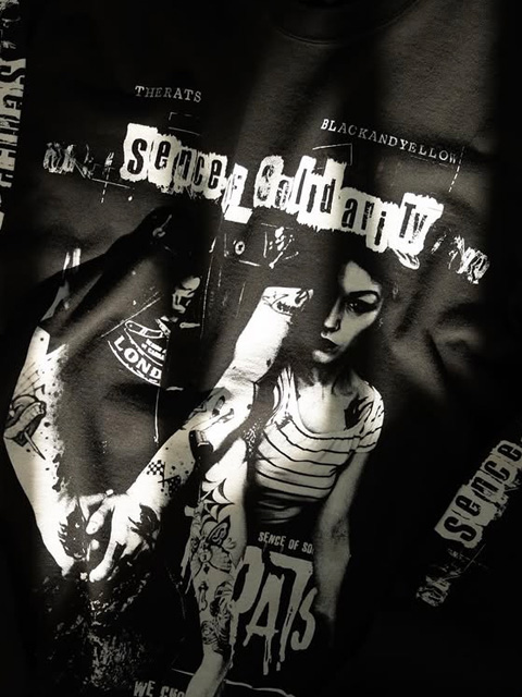 RATS 「HARDCORE L/S TEE」 プリント ロングスリーブティーシャツ