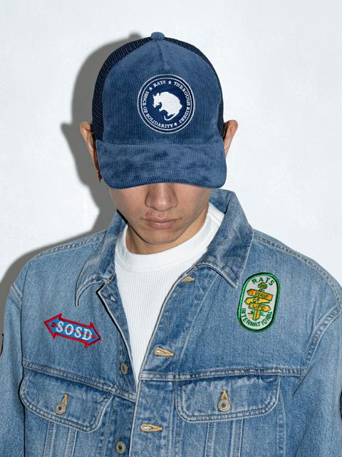 rats コーデュロイメッシュキャップ RATS 「CORDUROY MESH CAP」 コーデュロイ メッシュキャップ