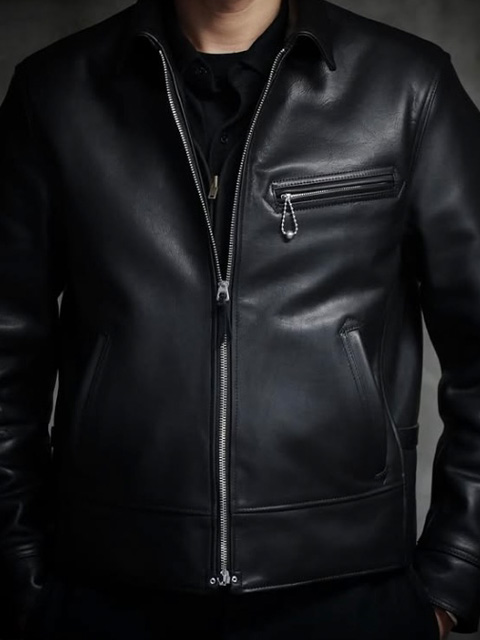 RATS 「30'S LEATHER SPORTS JKT」 カウレザー ジップアップジャケット