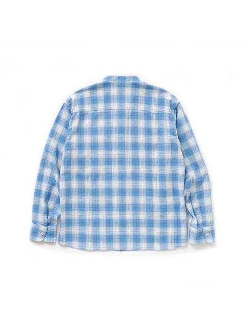 RATS 「STAND COLLAR BOARD CHECK SHIRT」 スタンドカラー オンブレー
