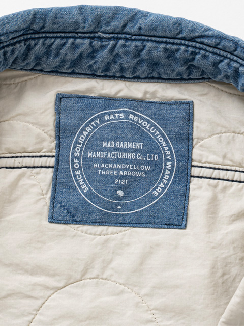 RATS 「DENIM QUILTING SHIRT JKT」 デニム キルティングシャツジャケット