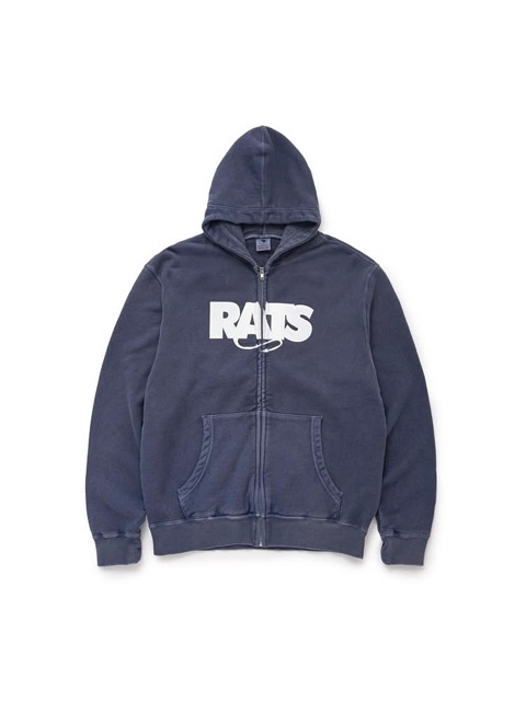 RATS 「PIGMENT DYED ZIP HOODIE」 ピグメントダイ スウェットジップ