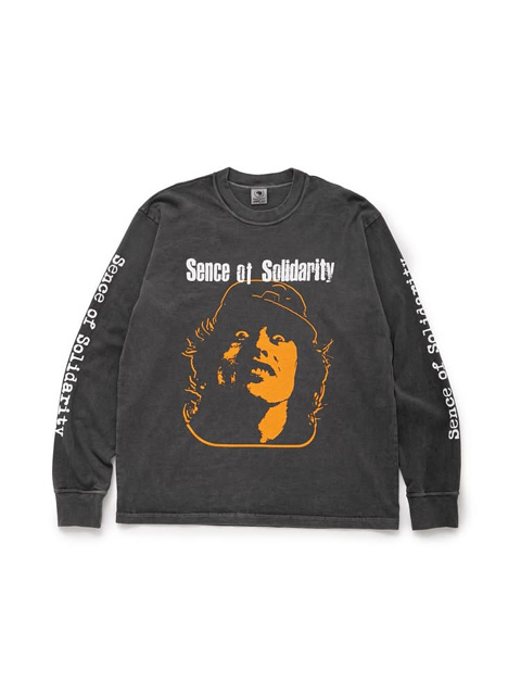 rats ロンT RATS 「PIGMENT DYED L/S TEE」 ピグメントダイ プリントロング