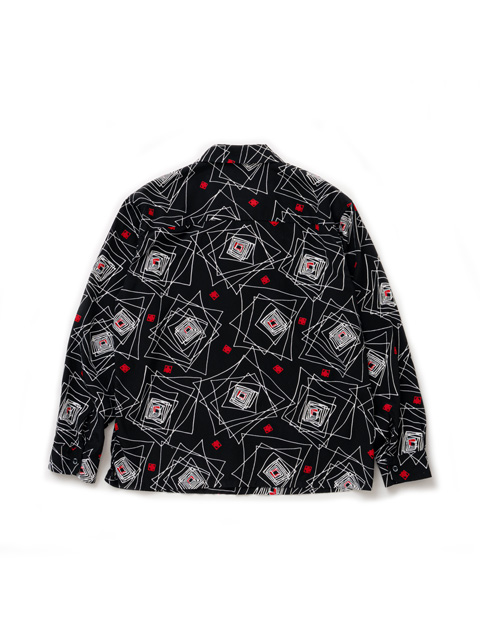 RATS 「GEOMETRIC L/S SHIRT」 オープンカラーシャツ