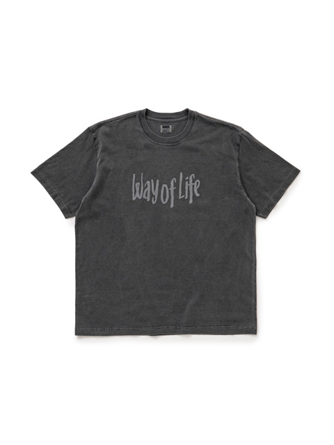 RATS 「WAY OF LIFE TEE」 ピグメントダイ プリントティーシャツ