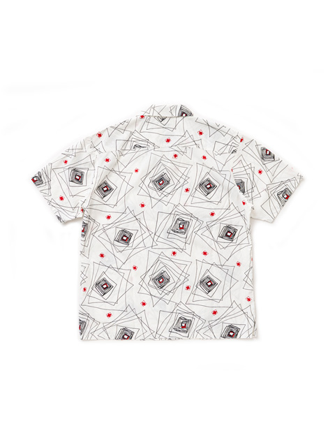 RATS 「GEOMETRIC S/S SHIRT」 オープンカラーシャツ