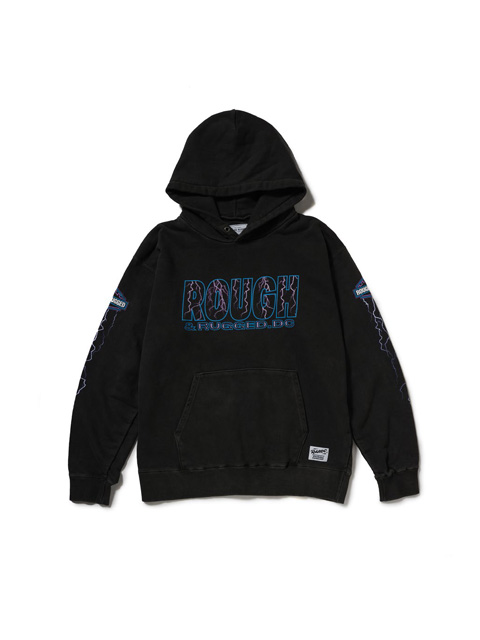ROUGH AND RUGGED 「DESIGN HOODIE」 ピグメントダイ プルオーバー