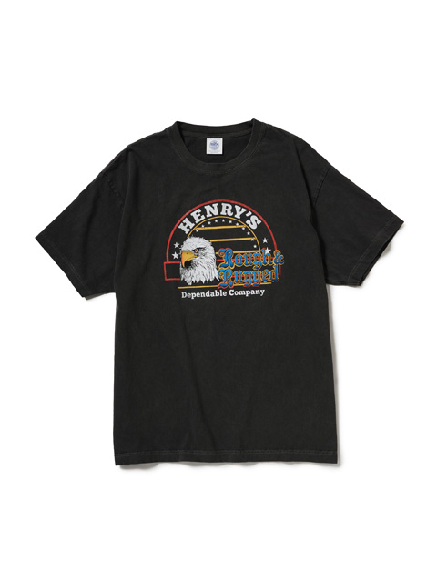 ROUGH AND RUGGED 「DESIGN SS 06」 ピグメントダイ プリントティーシャツ