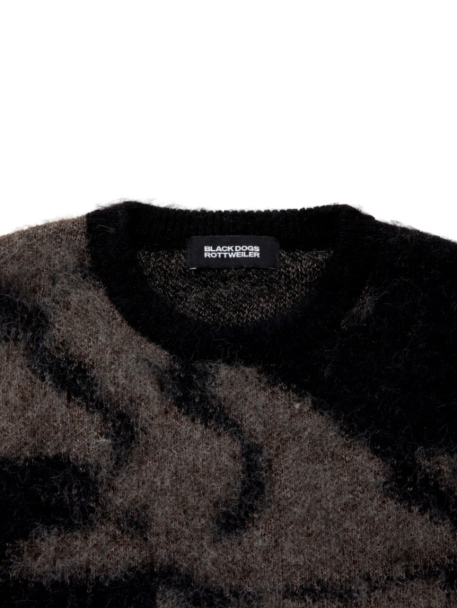 ROTTWEILER 「R9 PAINTED KNIT」 モヘアセーター MASH UP マッシュアップ
