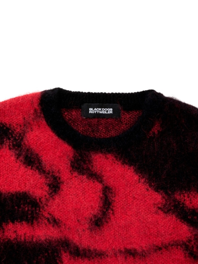ROTTWEILER 「R9 PAINTED KNIT」 モヘアセーター MASH UP マッシュアップ