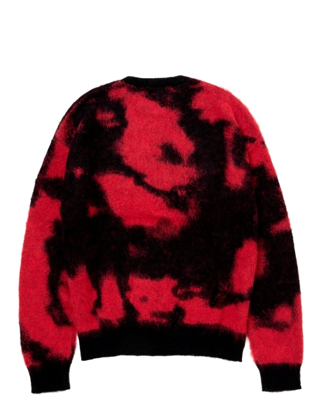 Rottweiler モヘアニットセーター ROTTWEILER 「R9 PAINTED KNIT」 モヘアセーター MASH UP マッシュアップ